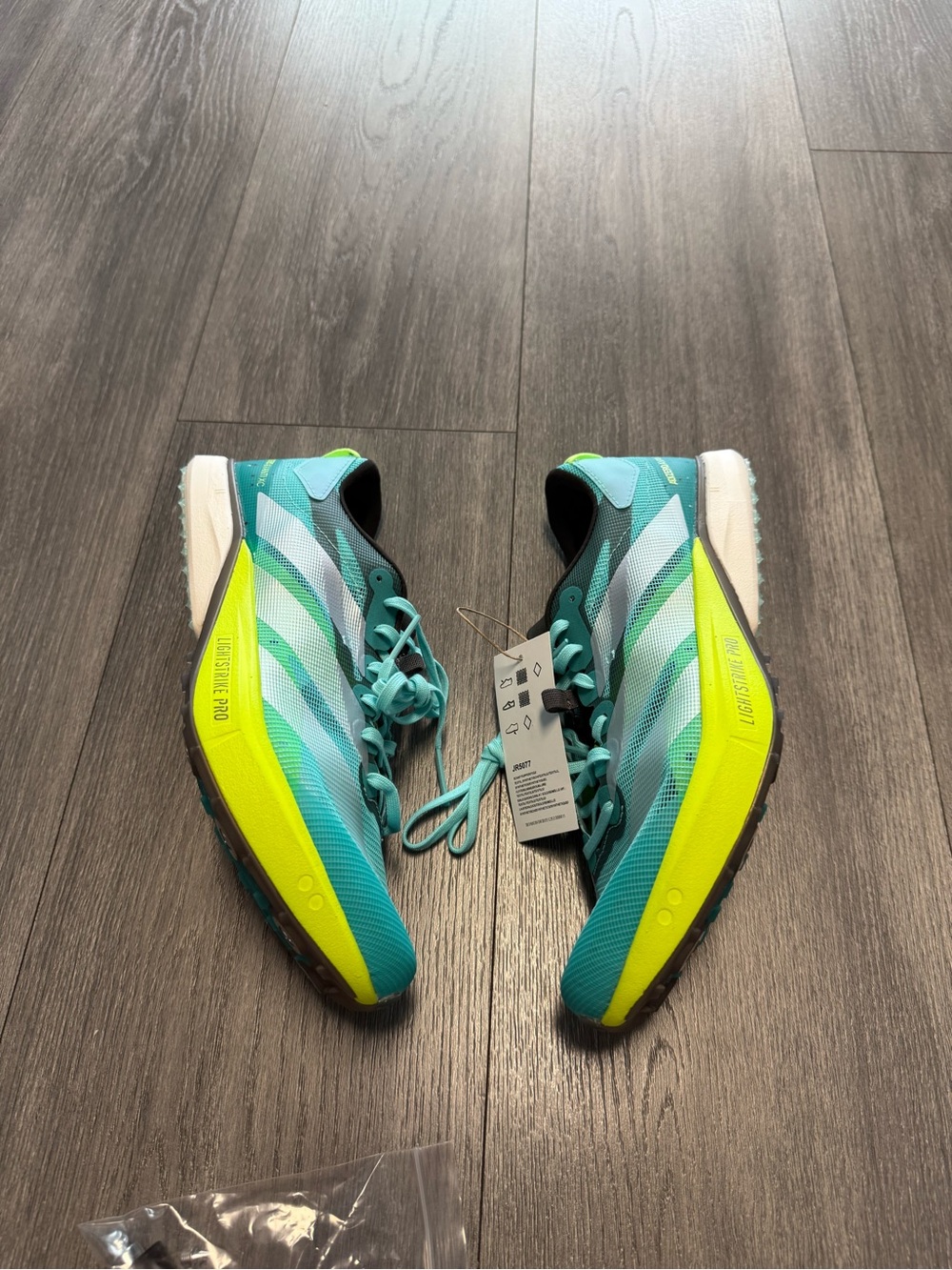 Adidas Adizero Avanti XC Track Spikes Aqua Men’s Size 7.5 JR5077 New